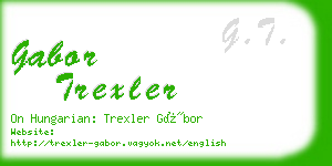 gabor trexler business card